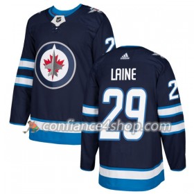 Adidas Maillot de Hockey Winnipeg Jets Patrik Laine 29 2017-2018 Navy Authentic - Homme